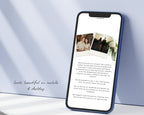 Old Money wedding website looks beautiful on mobile and desktop