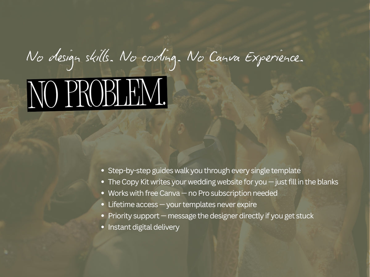 The All-Access Wedding Suite — guides and roadmap
