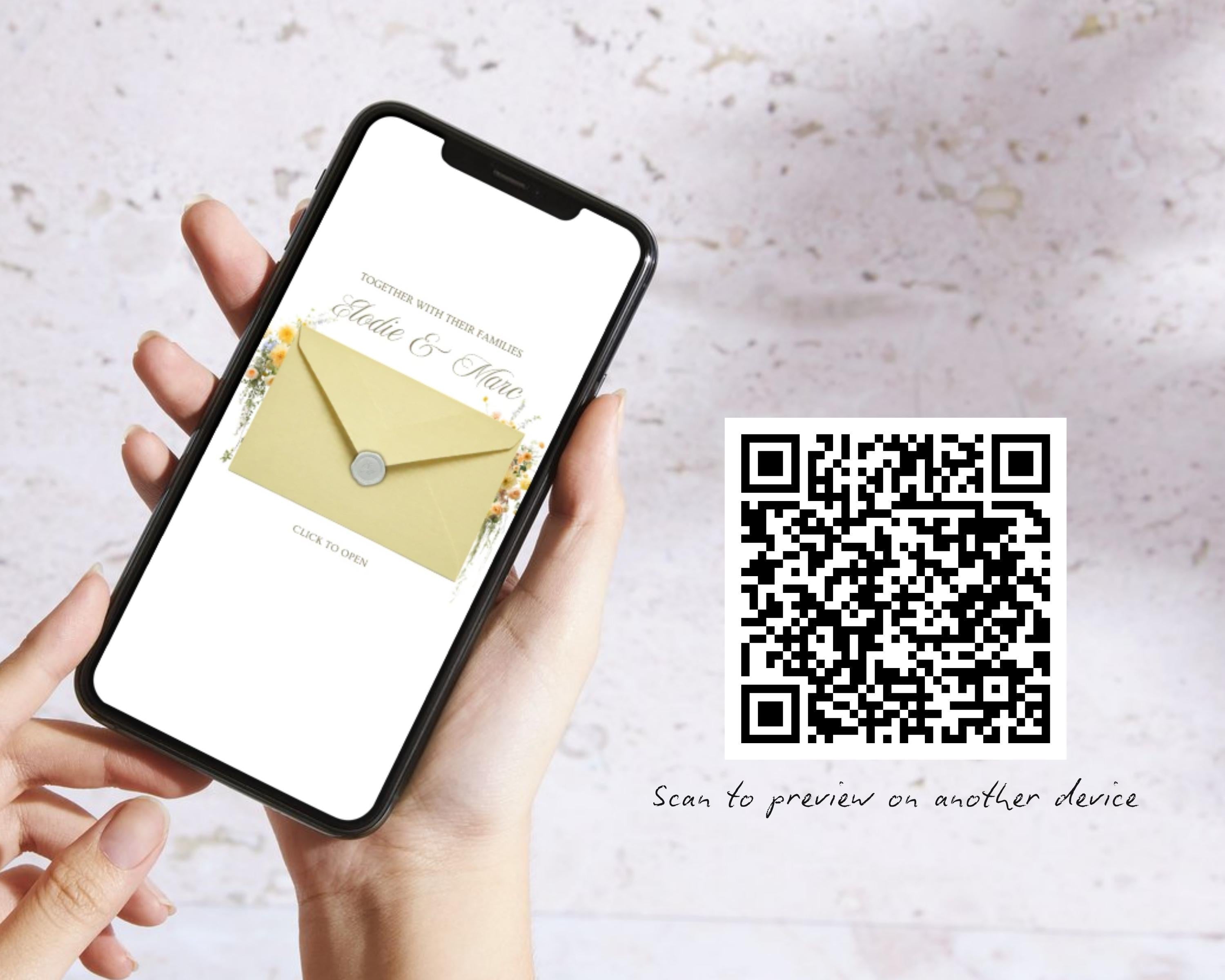 Butter Yellow Save the Date Website Template