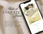 Butter Yellow Save the Date Website Template