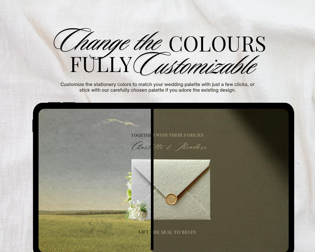 Old Money Save the Date Website Template