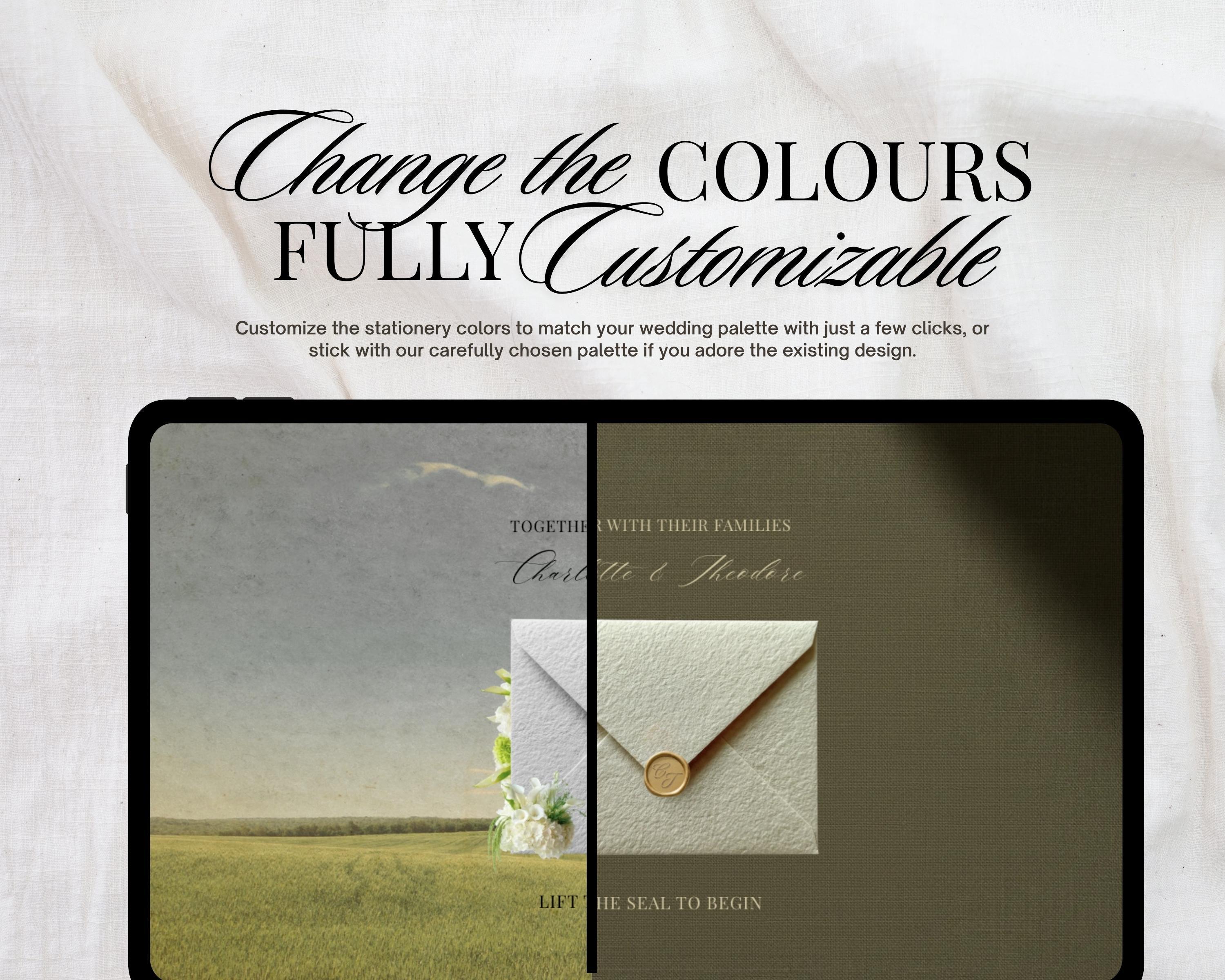 Old Money Save the Date Website Template