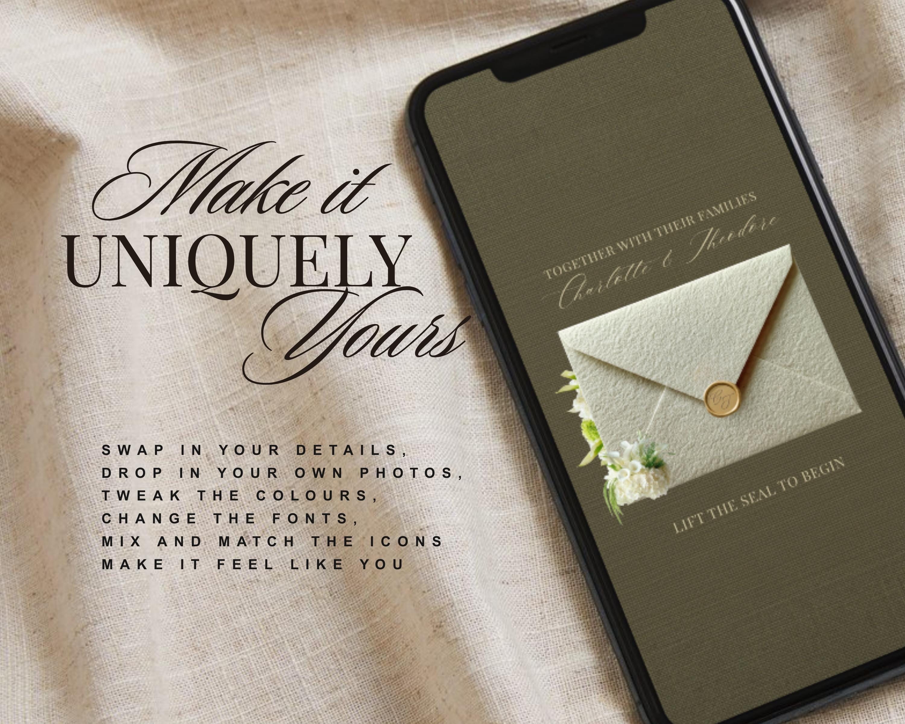Old Money Save the Date Website Template