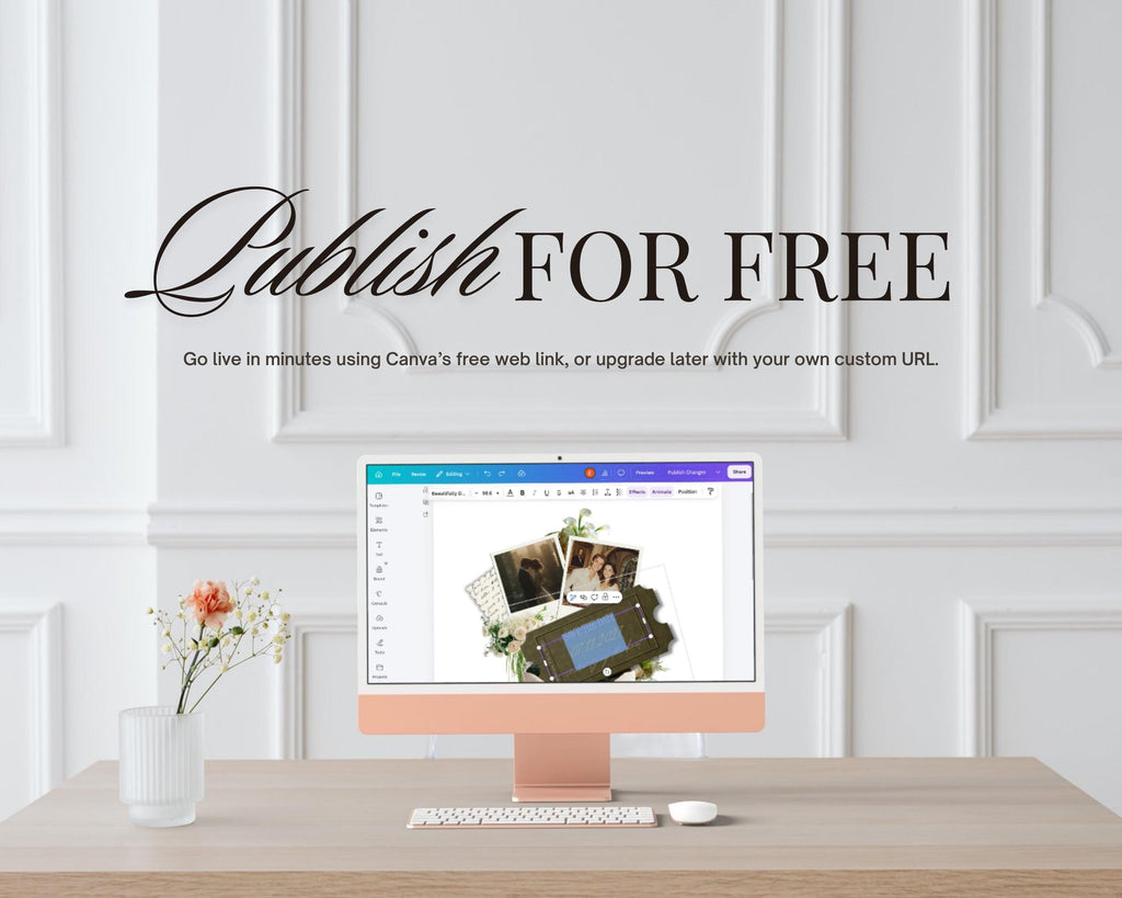 Old Money Save the Date Website Template
