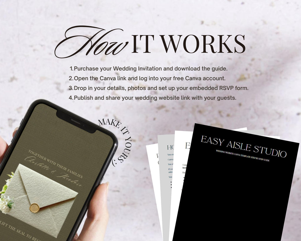 Old Money Save the Date Website Template