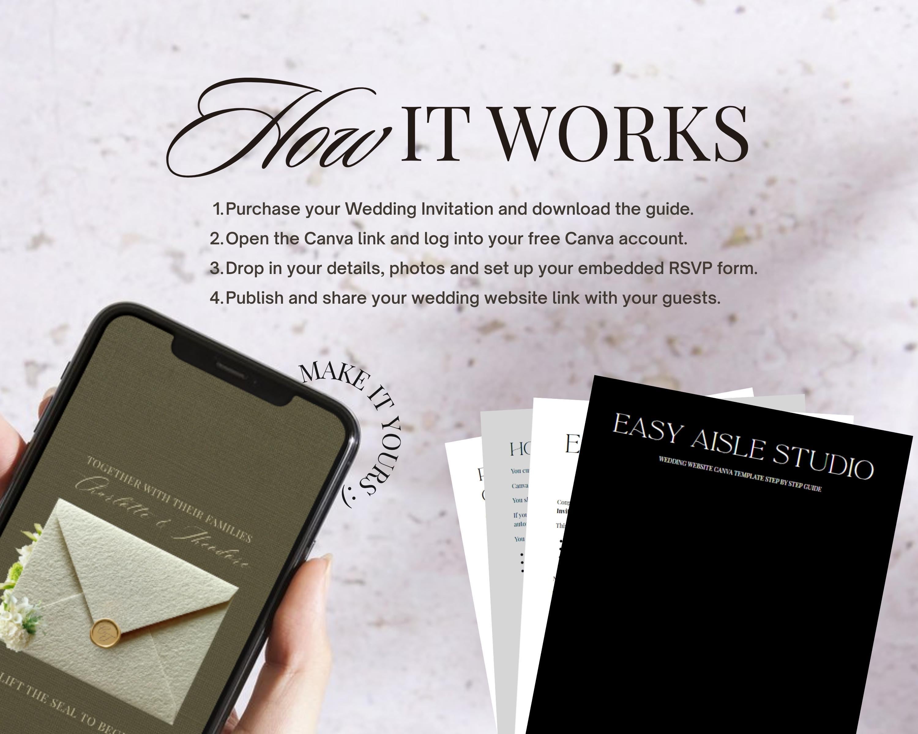 Old Money Save the Date Website Template
