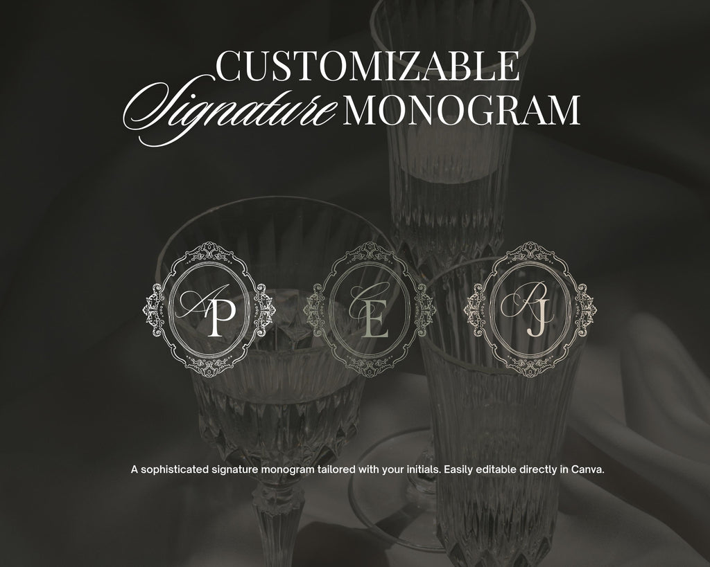 Old Money Olive Green Wedding Website Template