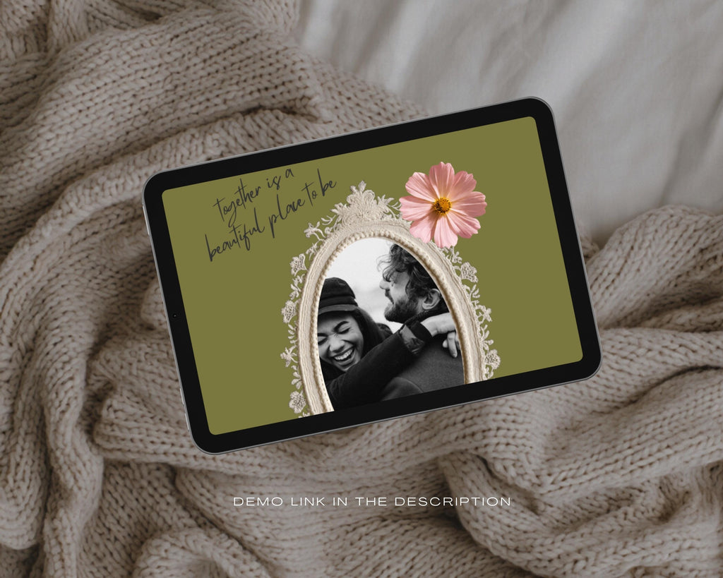 Wildflower Wedding Website Template