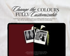 Old Money Black and White Wedding Website Template