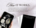 Old Money Black and White Wedding Website Template