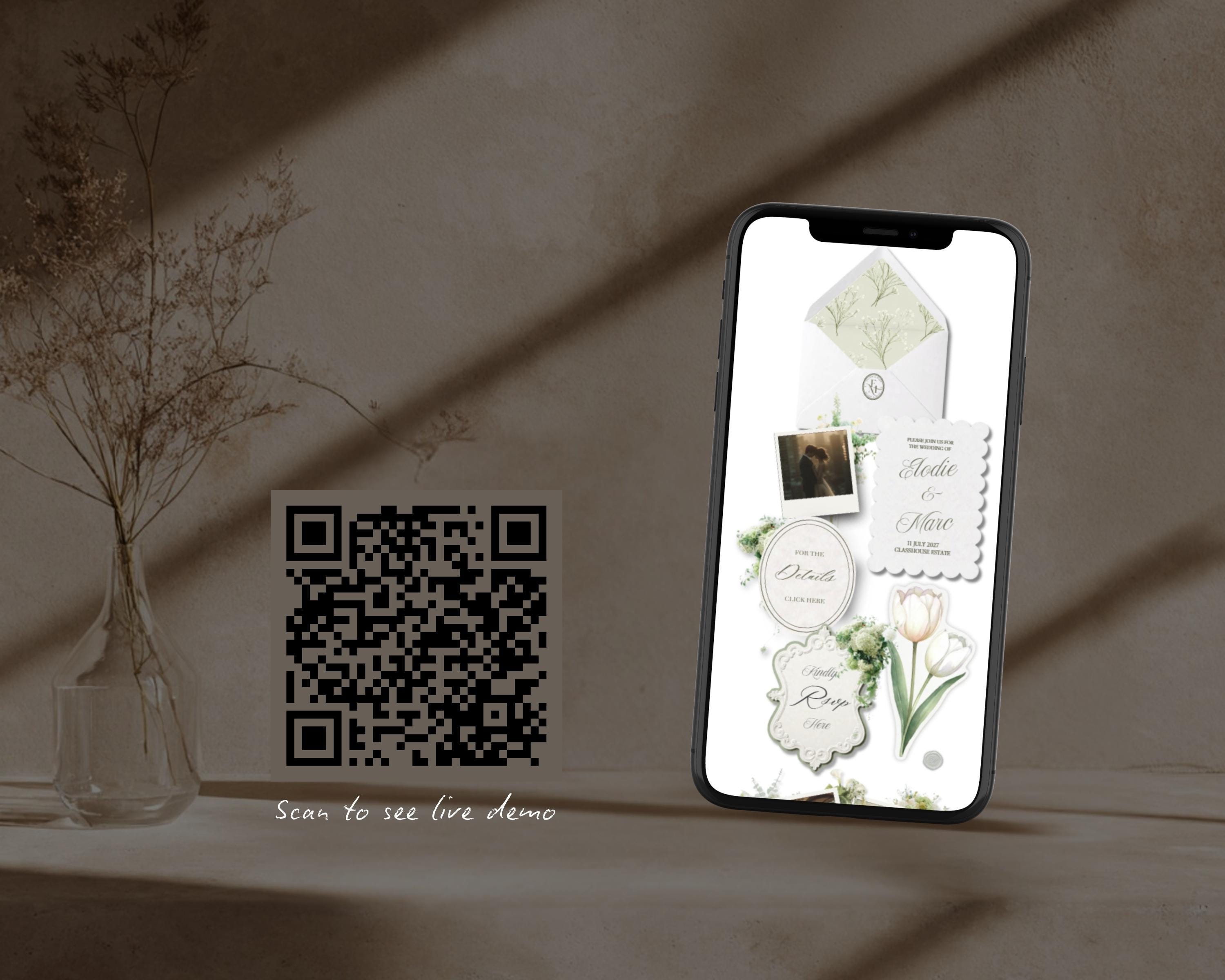 Ivory & Sage Wedding Website Template