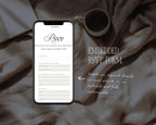 Ivory & Sage Wedding Website Template