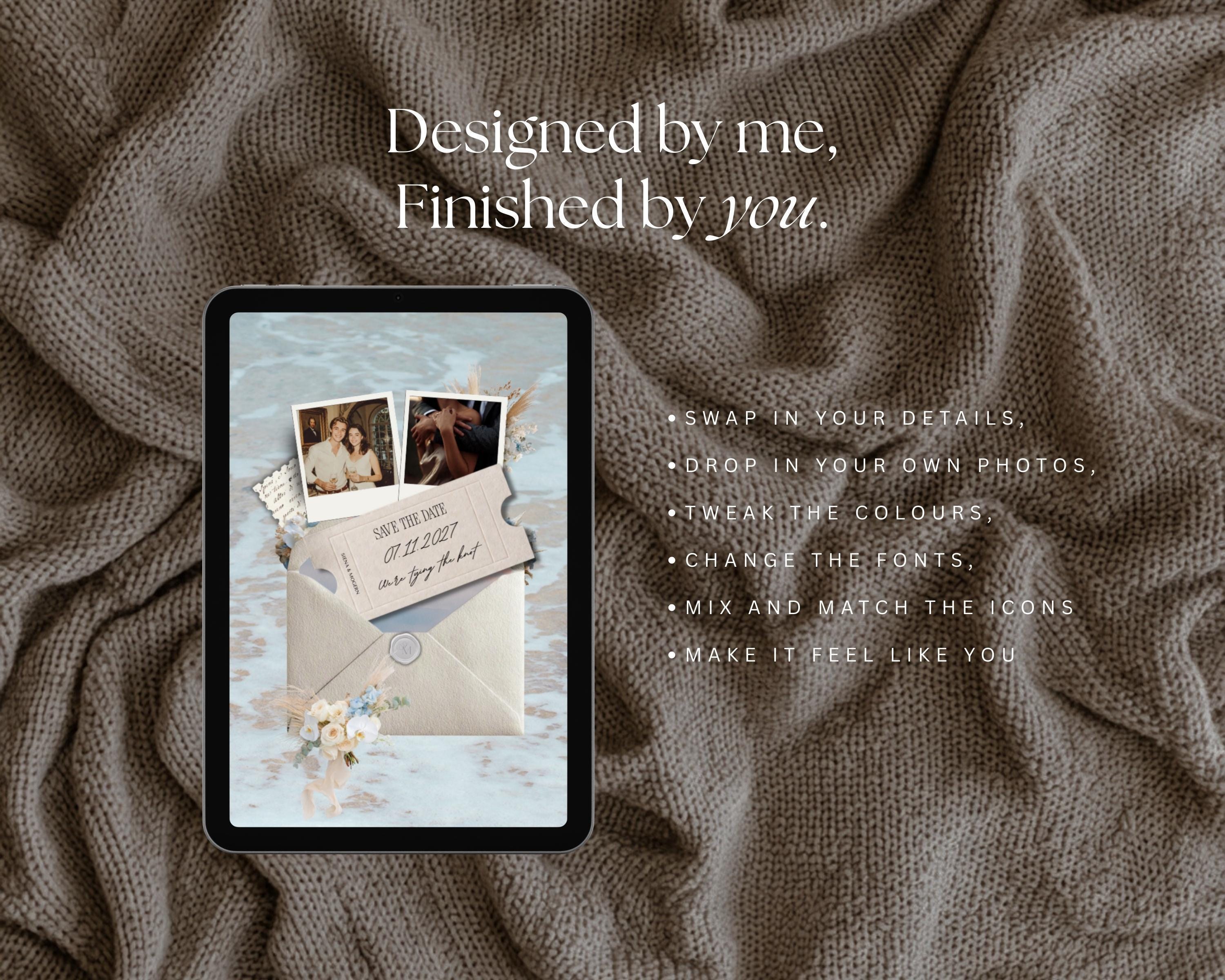 Emerald Coast Save the Date Website Template