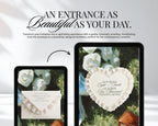 Olive and Lace Save the Date Website Template