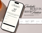 Olive and Lace Save the Date Website Template
