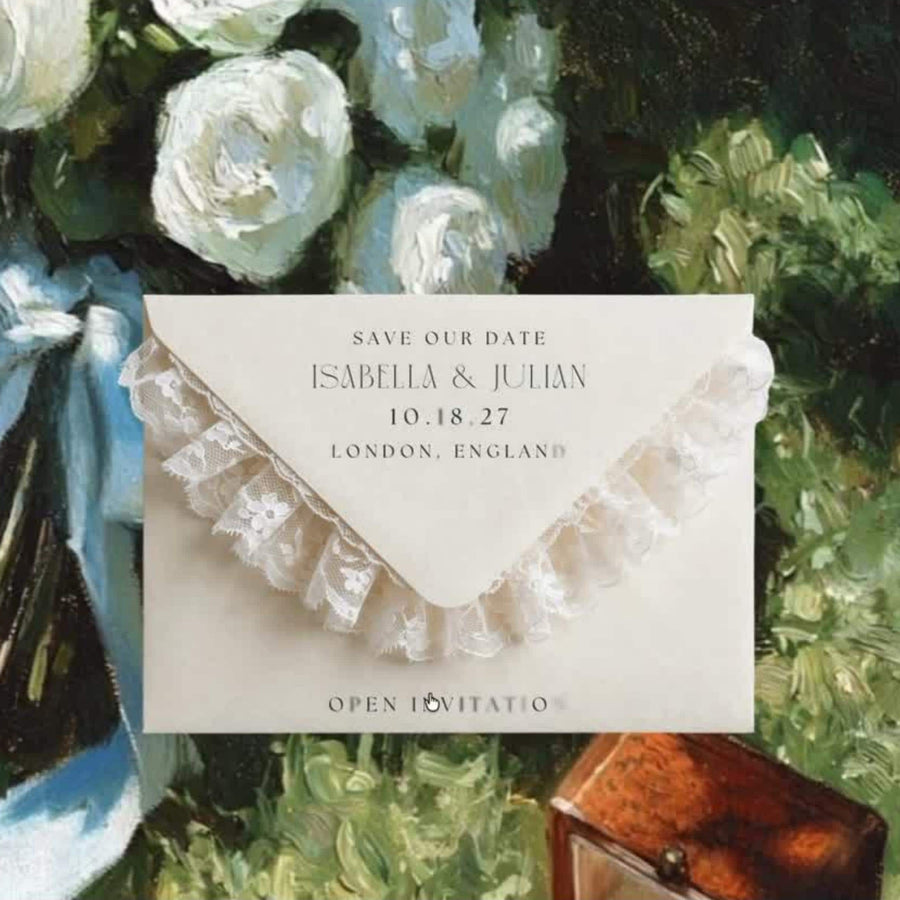 Olive & Lace Wedding Website Template
