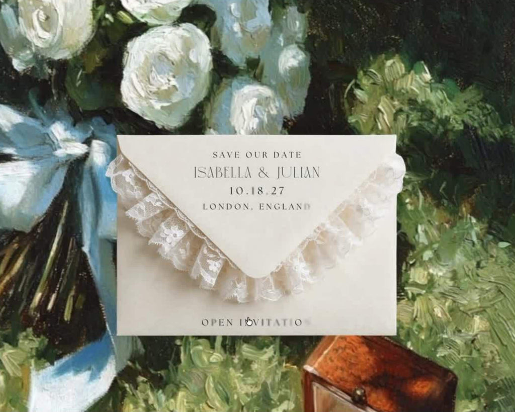 Olive and Lace Wedding Website Template