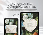 Olive and Lace Wedding Website Template