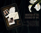 Art Deco Wedding Website Template