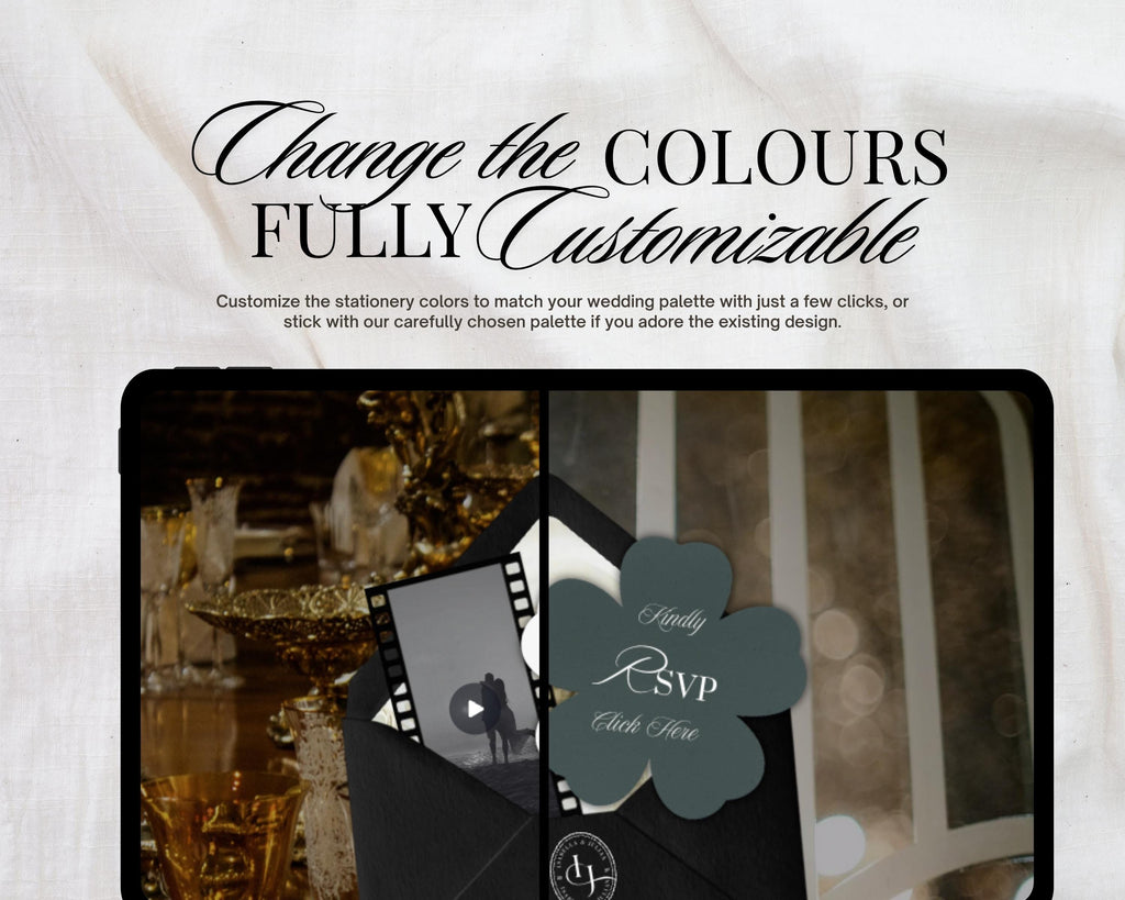 Photo Booth Wedding Website Template