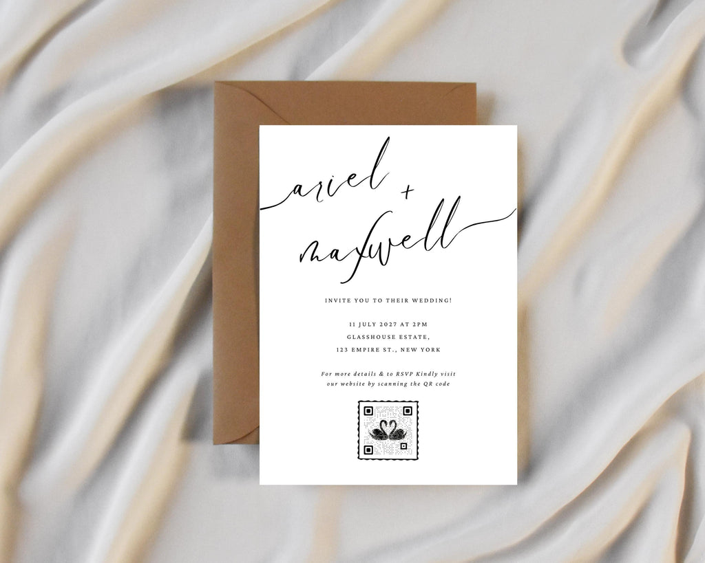 Vintage Wedding Newspaper Program Template