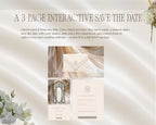 Stained Glass Save the Date Website Template