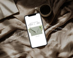 Dusty Sage & Ivory Save the Date Website Template