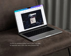 Midnight Opulence Navy Save the Date Website Template