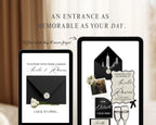 Fifth Avenue Black & White Wedding Website Template