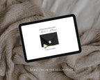 Fifth Avenue Black & White Wedding Website Template