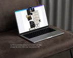 Fifth Avenue Black & White Wedding Website Template