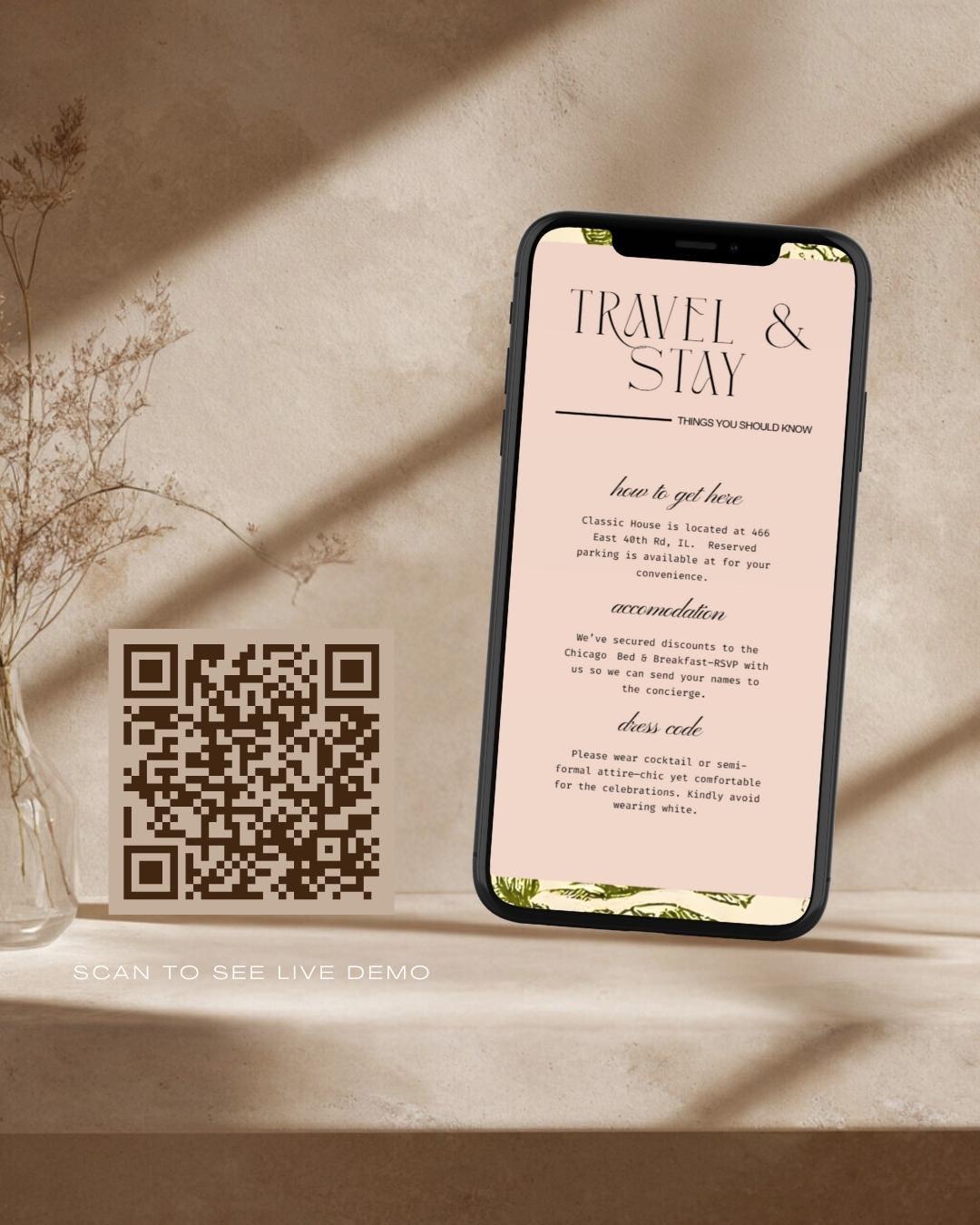 Maison Papillon Wedding Website Template
