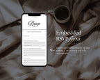 Amalfi Coast Wedding Website Template