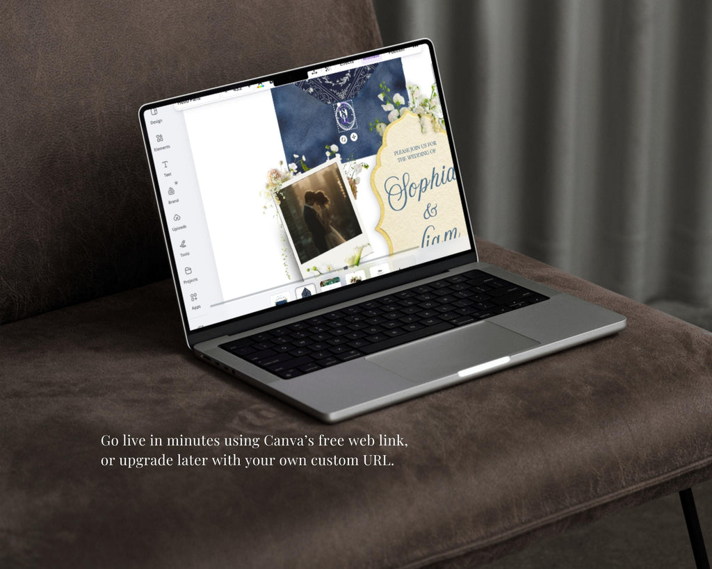 Amalfi Coast Wedding Website Template