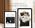 Fifth Avenue Black & White Save the Date Website Template