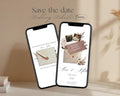 Boho Terracotta Save the Date Website Template