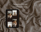 Neutral Black & Ivory Wedding Website Template