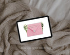 Matcha Strawberry Save the Date Website Template