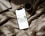 Ivory & Sage Save the Date Website Template