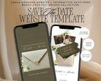 Old Money Save the Date Website Template