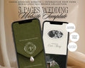 Old Money Olive Green Wedding Website Template