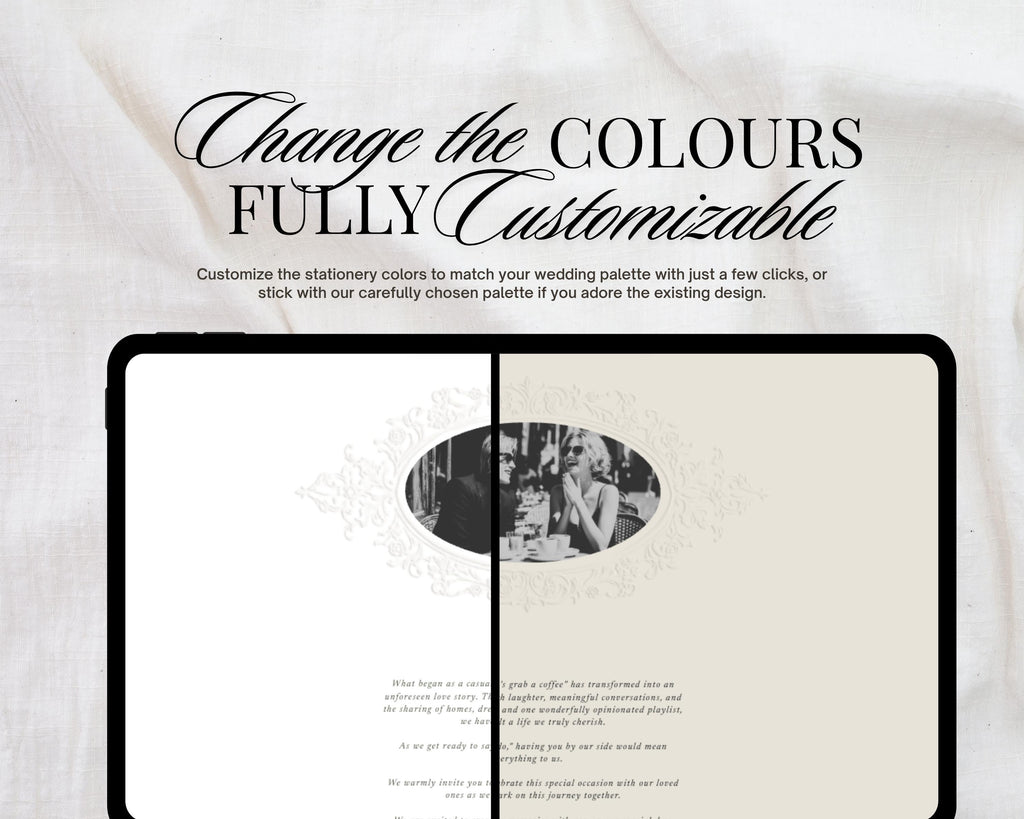 Old Money Olive Green Wedding Website Template