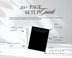 Old Money Black and White Wedding Website Template
