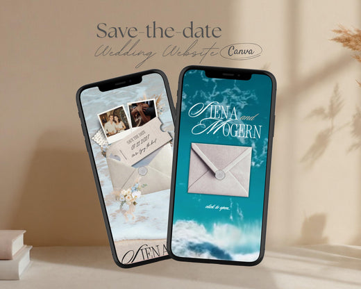 Emerald Coast Save the Date Website Template