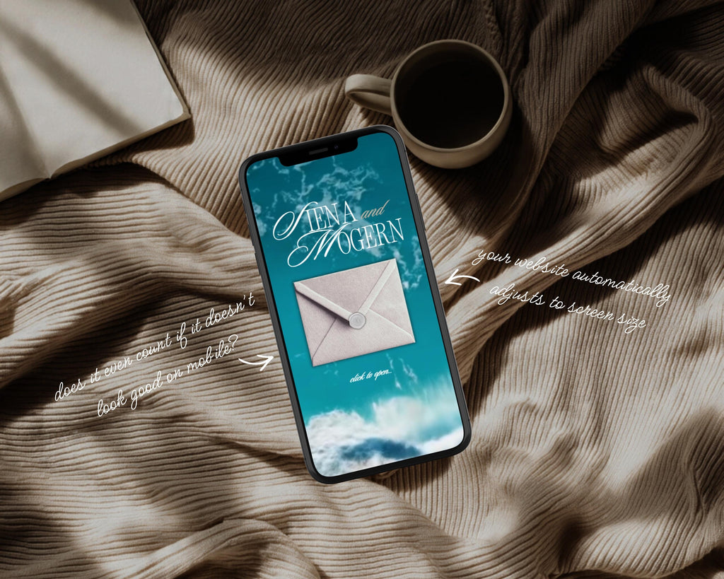 Emerald Coast Save the Date Website Template