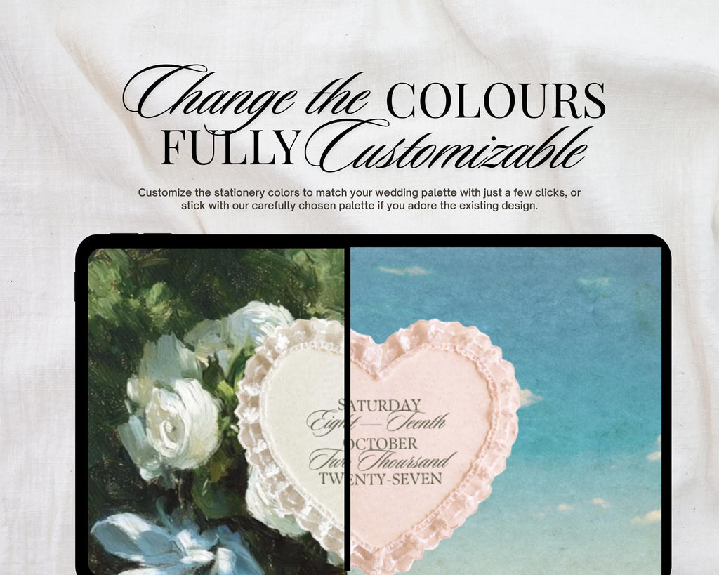Olive and Lace Wedding Website Template