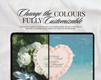 Olive and Lace Wedding Website Template