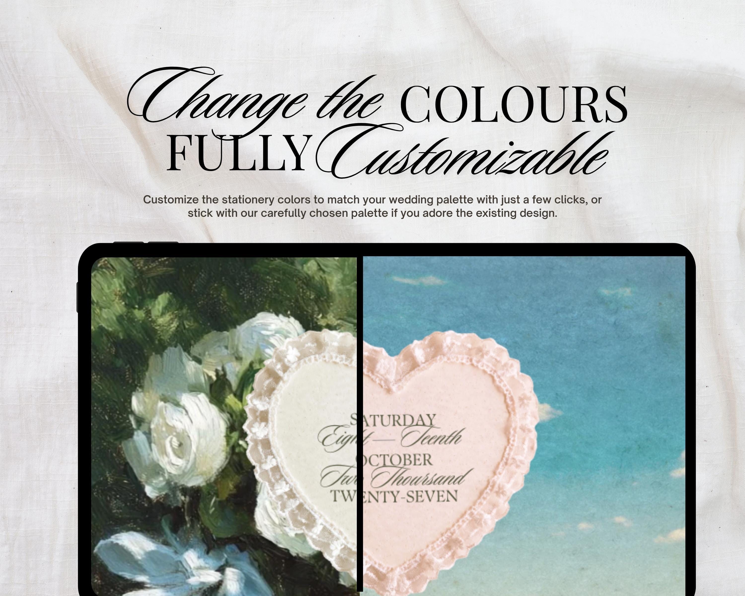 Olive and Lace Wedding Website Template