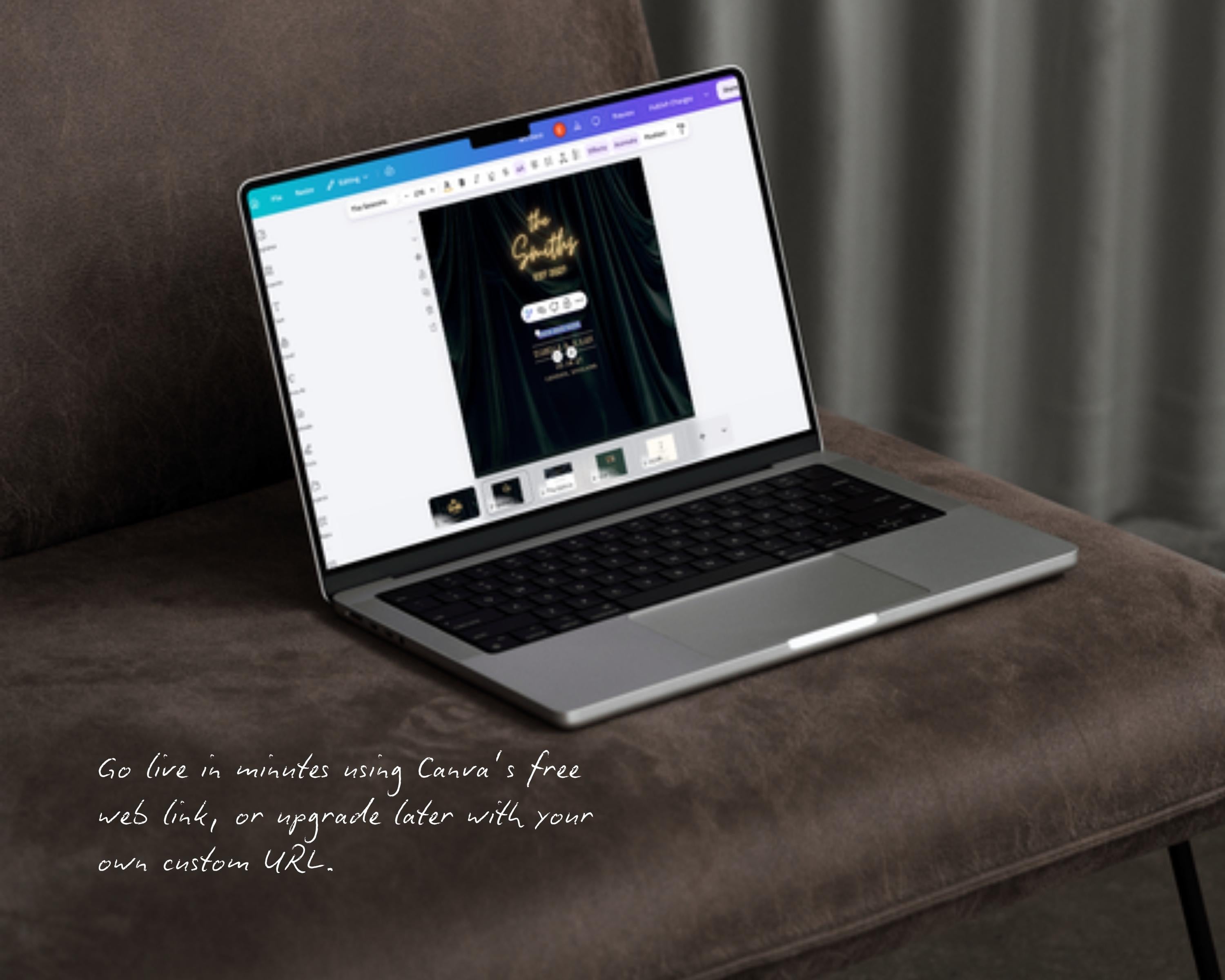 Art Deco Wedding Website Template