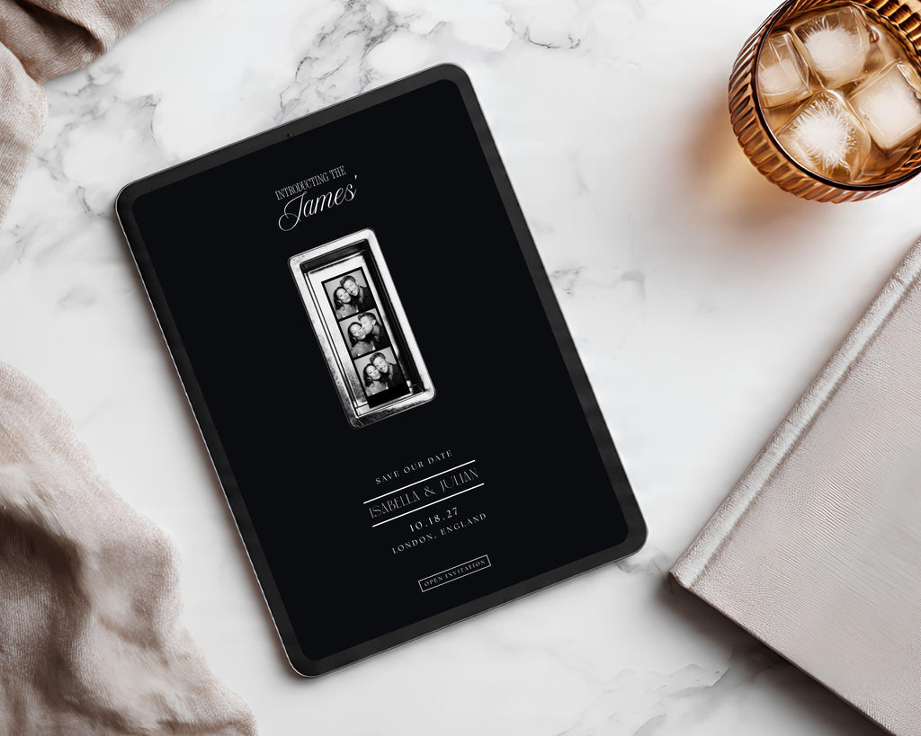 Photo Booth Wedding Website Template